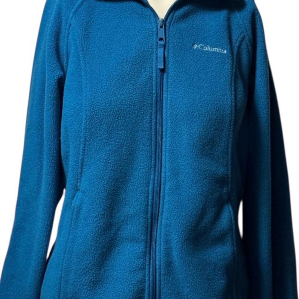 Columbia ~ Jacket ~ Small ~ Women’s ~ Fleece ~ Full Zip ~ Blue ~ Long Sleeve